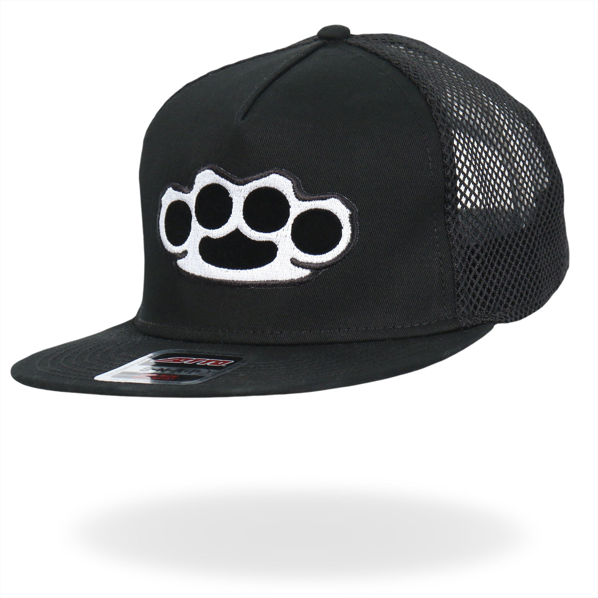 Hardcore Knuckles Black Snap Back Hat GSH4008