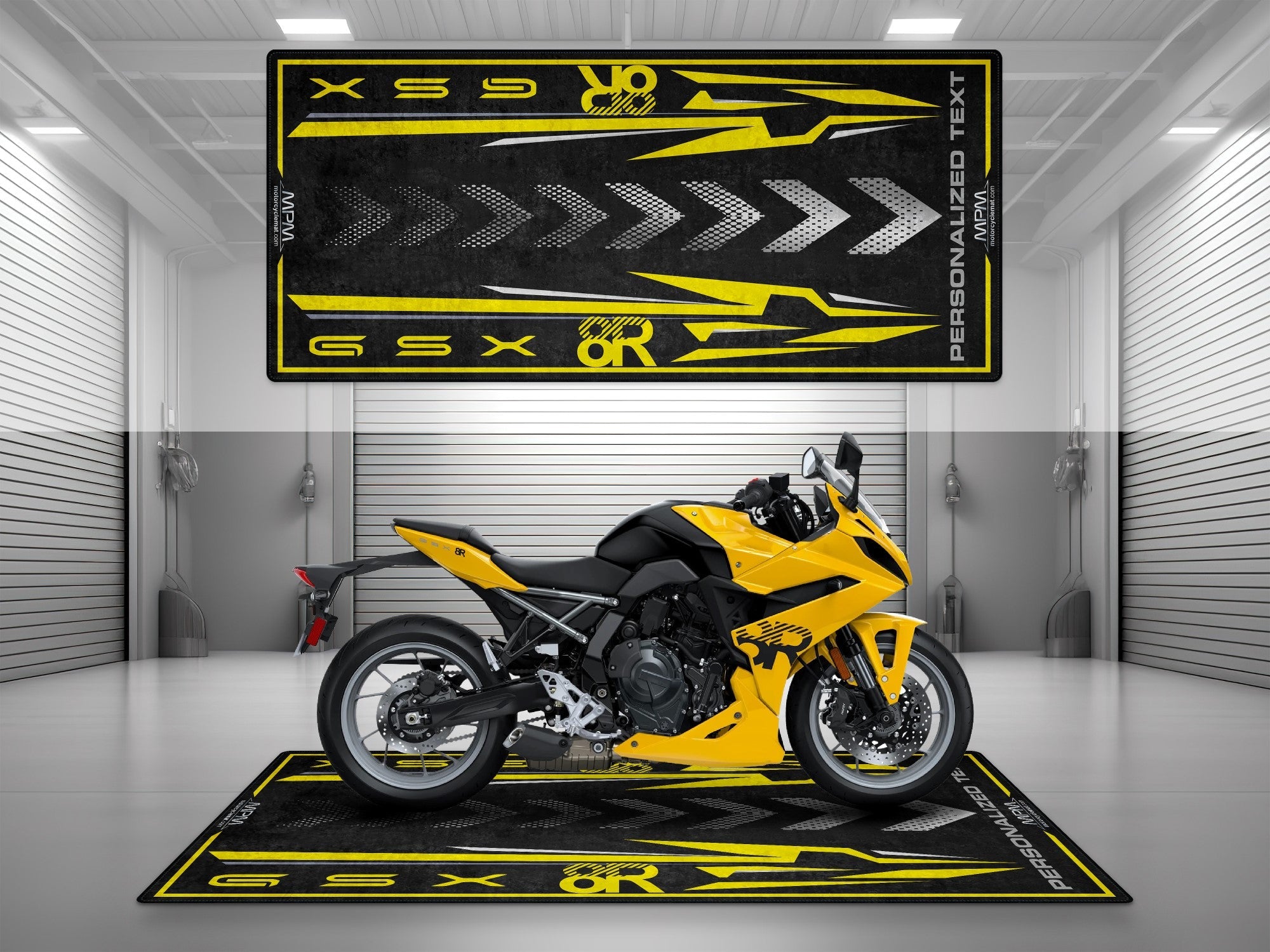 MPM Motorcycle Mat for Suzuki GSX-8R Motorcycle - MM4139