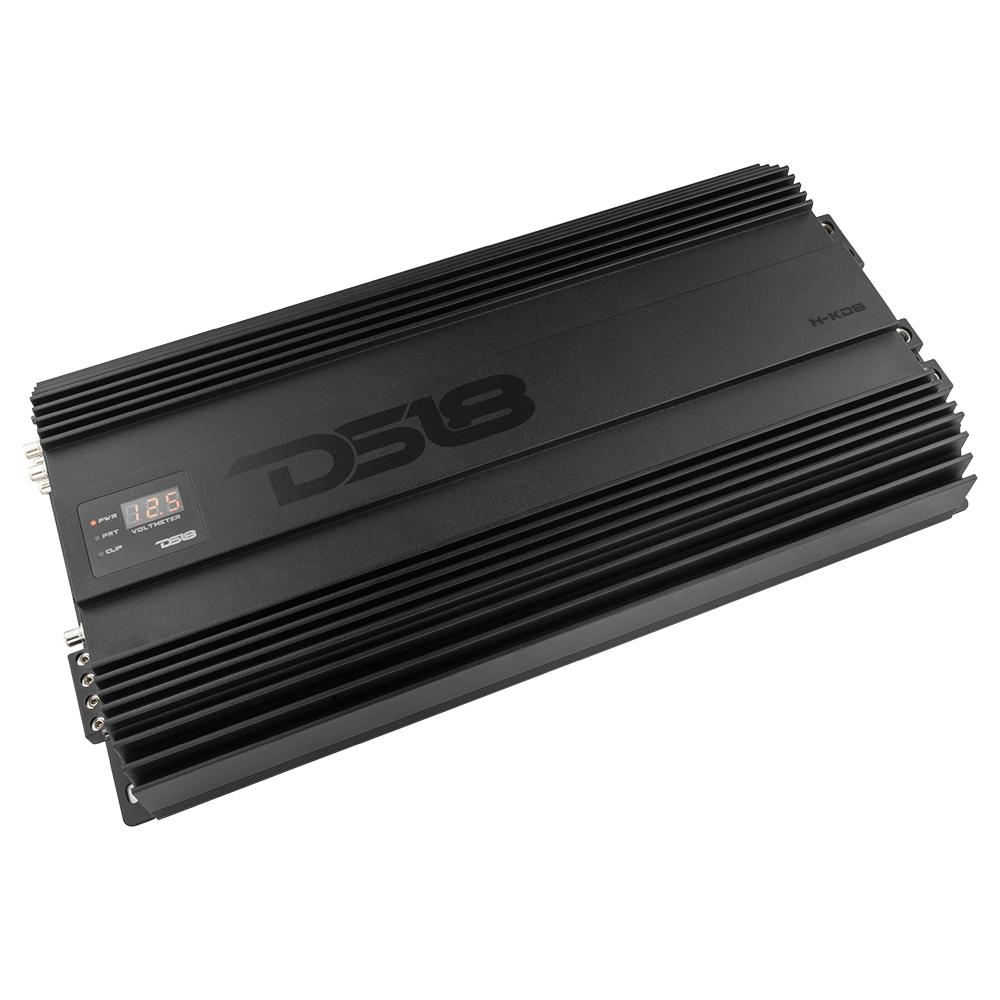 HOOLIGAN KO 1-Channel Amplifier with Voltmeter 8000 Watts Rms @ 1-Ohm Made In Korea