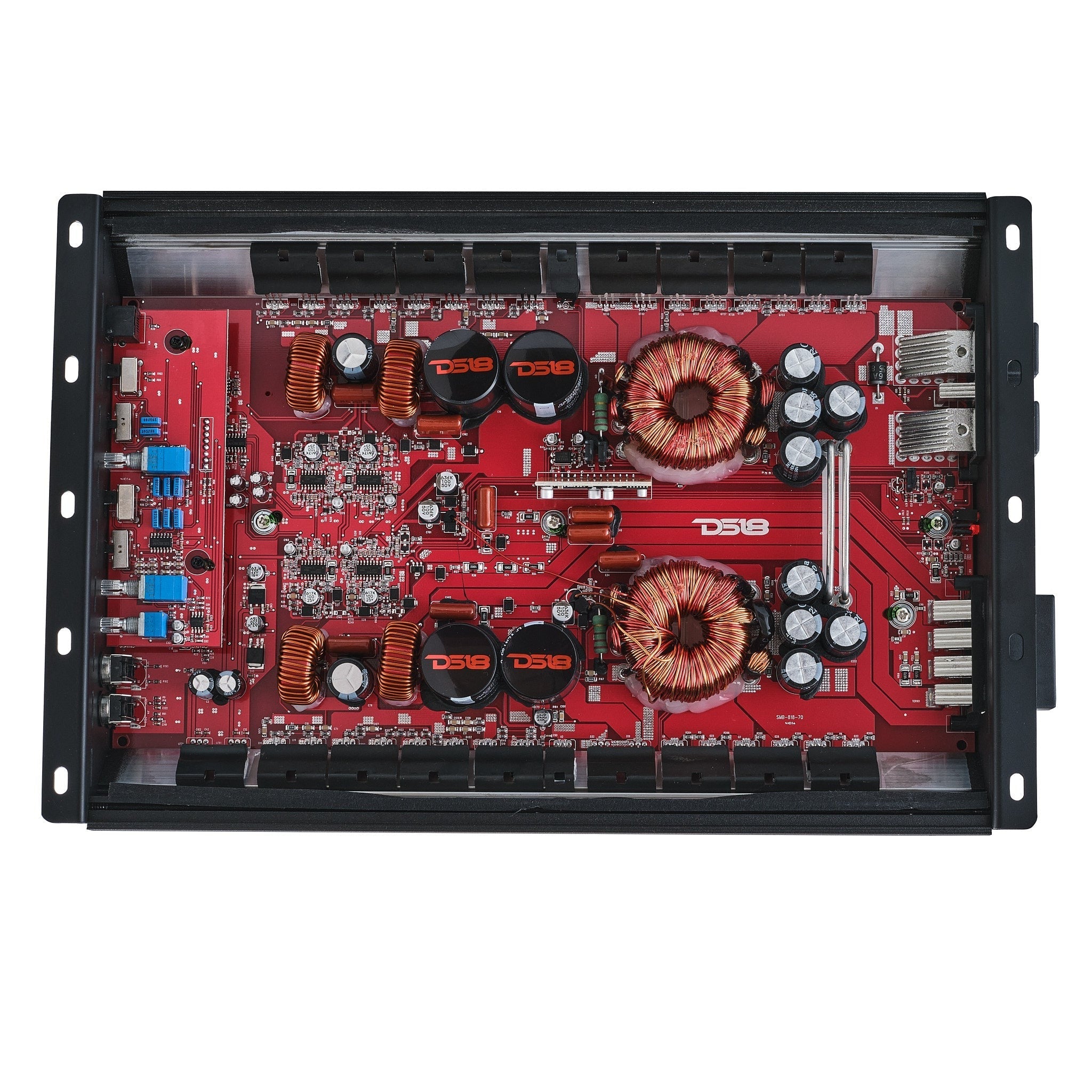 HOOLIGAN KO Full Range Class D 4-Channel Amplifier 4 x 300 Watts Rms @ 4-Ohm Made In Korea