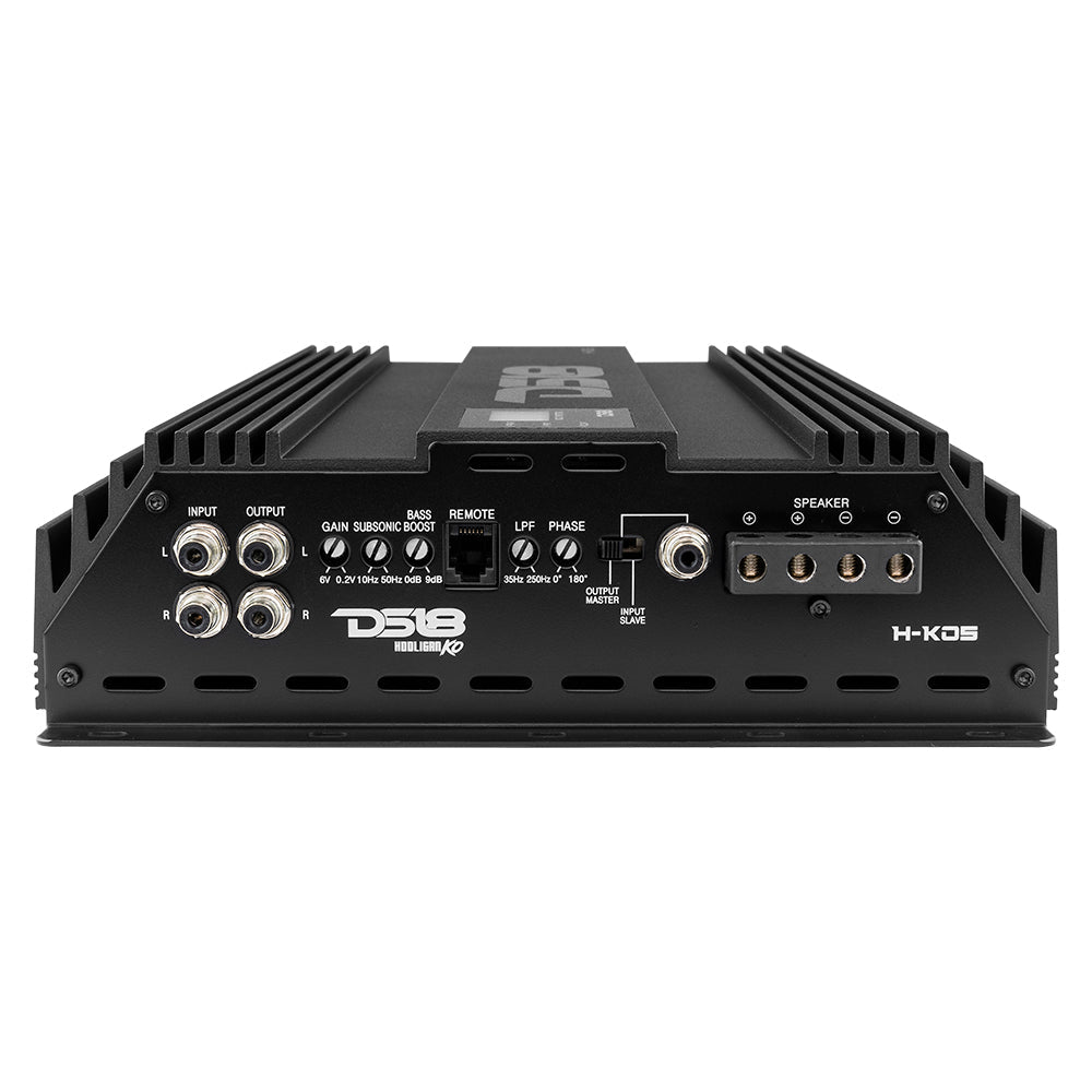 HOOLIGAN KO 1-Channel Amplifier with Voltmeter 5000 Watts Rms @ 1-Ohm Made In Korea