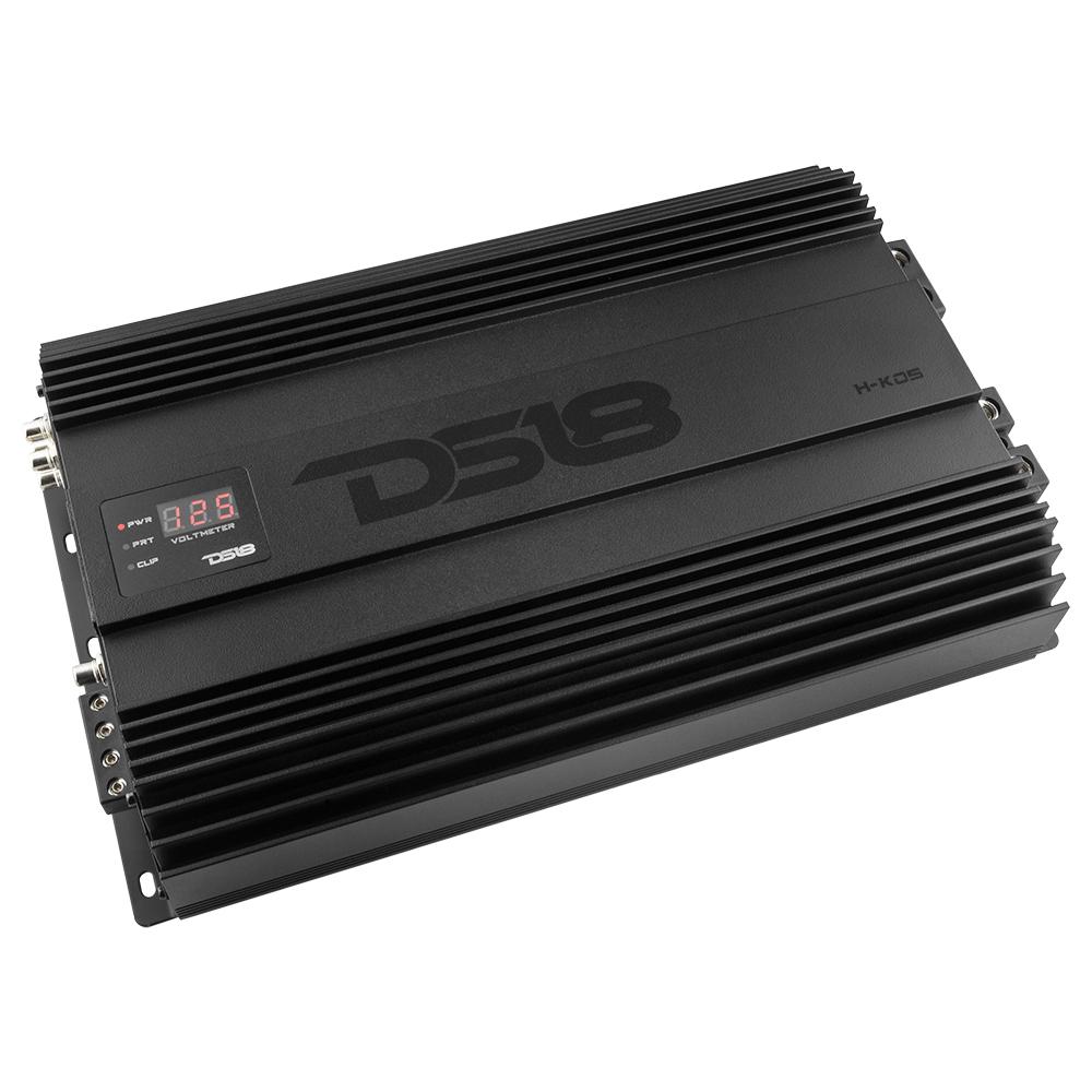 HOOLIGAN KO 1-Channel Amplifier with Voltmeter 5000 Watts Rms @ 1-Ohm Made In Korea