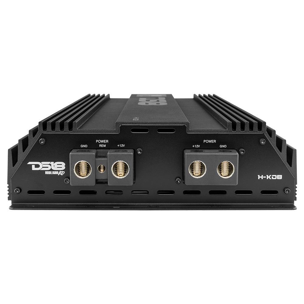 HOOLIGAN KO 1-Channel Amplifier with Voltmeter 8000 Watts Rms @ 1-Ohm Made In Korea