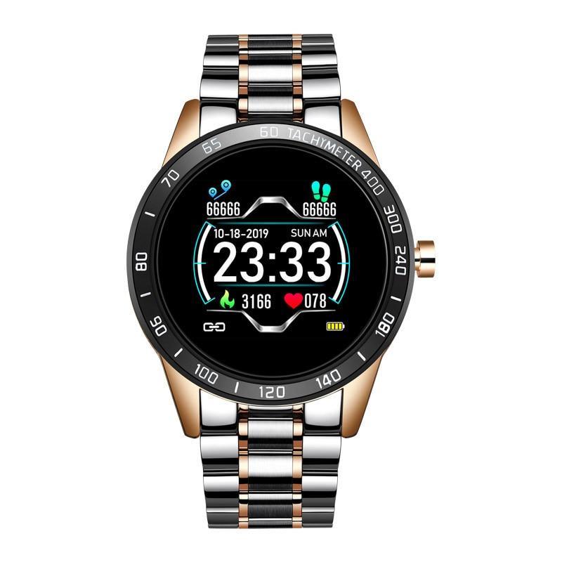 Smart Watch For Men With  LED Screen and  Heart Rate Monitor Blood Pressure Fitness tracker Sport waterproof Smartwatch