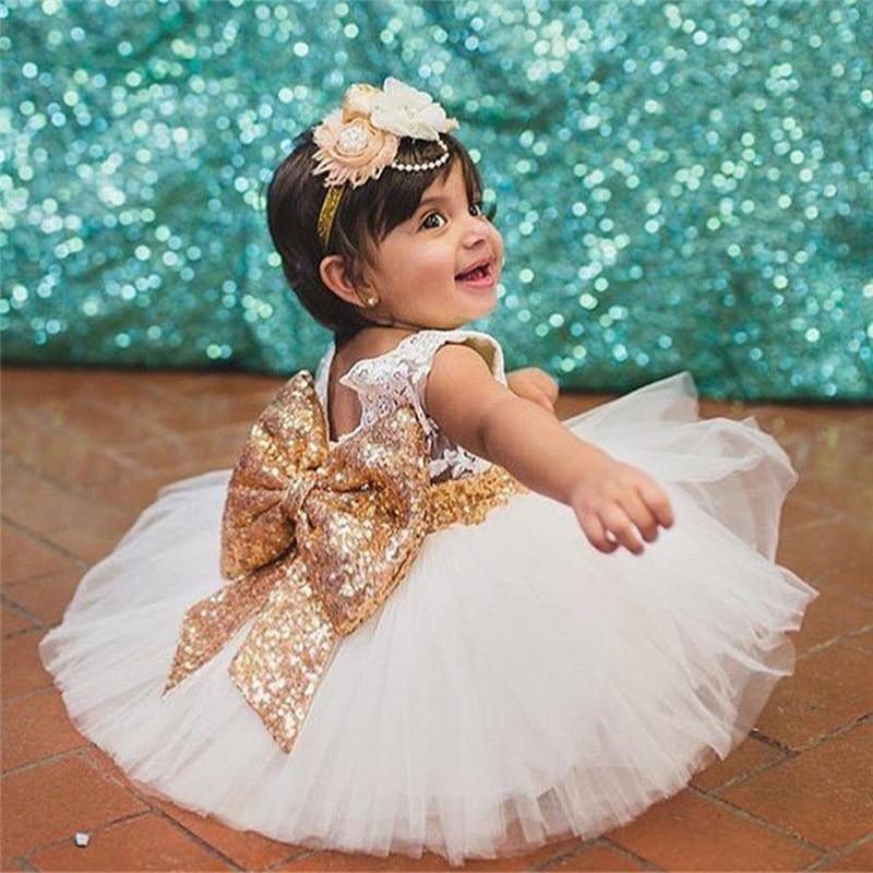Pink Backless Princess Gold Luxury Dress With Bow Baby Dress for Girl Birthday Party Newborn dress For Birthday Girls Dress 1-5 years Pink Backless Princess Gold Luxury Dress With Bow Baby Dress for Girl Birthday Party Newborn dress For Birthday Girls Dress 1-5 years
