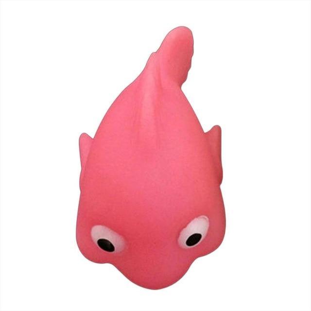 Baby Bath Flashing Light Toys Water Reaction Flashing Baby Bathroom Fish Toys LED Lamp for Toddler For Baby Shower Kids Toys