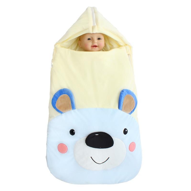 Newborn Sleeping Bag Baby Stroller Swaddle Wrap Blankets Warm Infant S ...