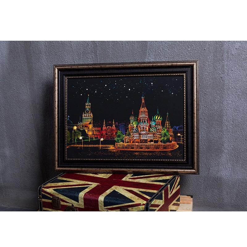 Kids Scratch Paintings Magic Seascape Art Drawings Paper Table Kids Ed ...