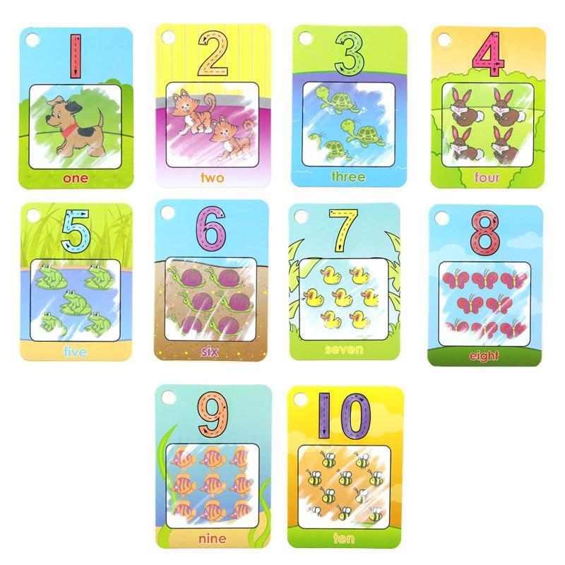 New Magic Doodle Card Water Drawing Card Kids Learn Number/Color/Shape ...