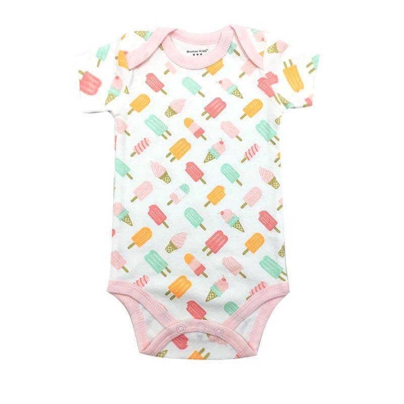Short-Sleeved "I love mommy " Baby  jumpsuits Clothing newborn clothing.
