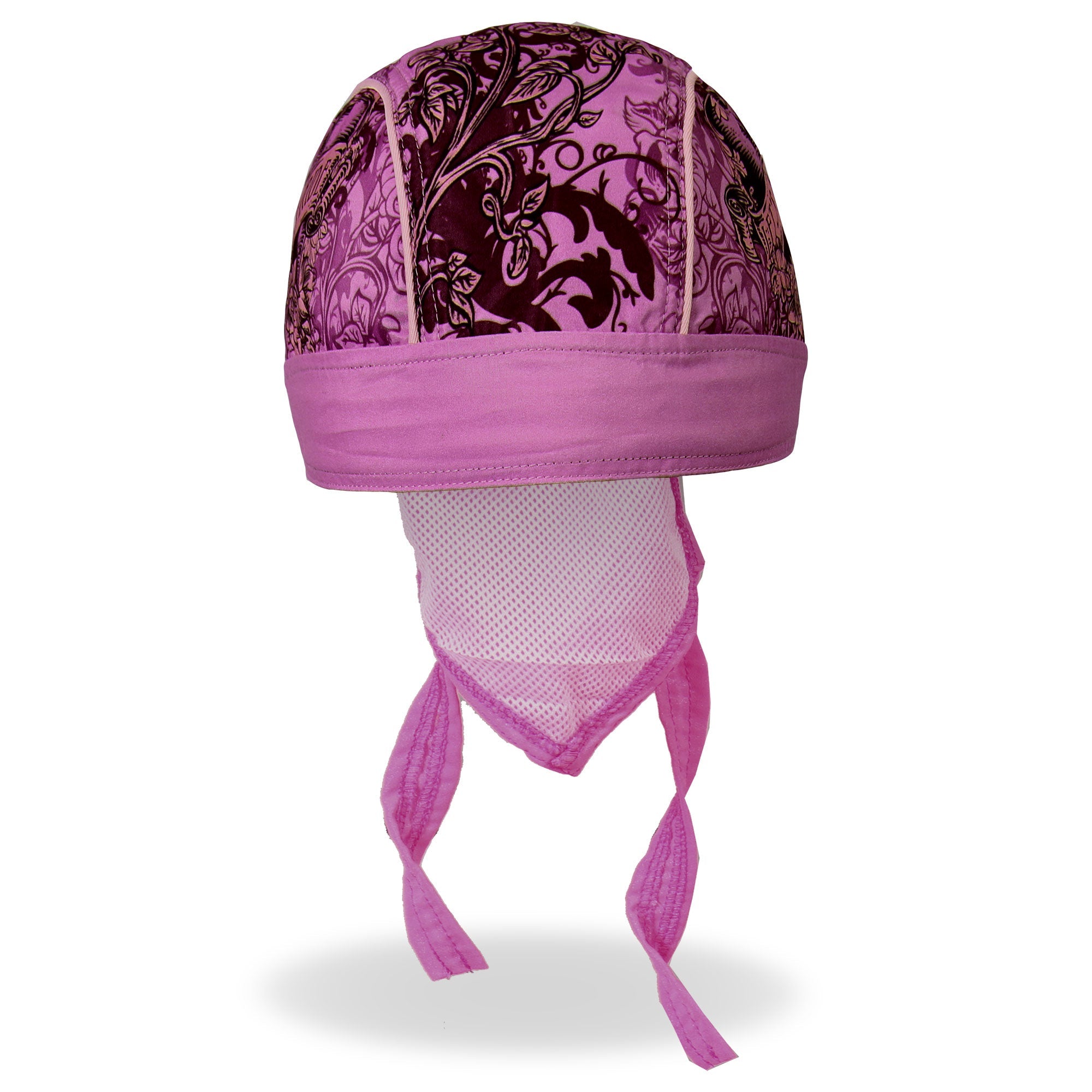 Heart Let's Ride Purple Lightweight Headwrap HWH1060