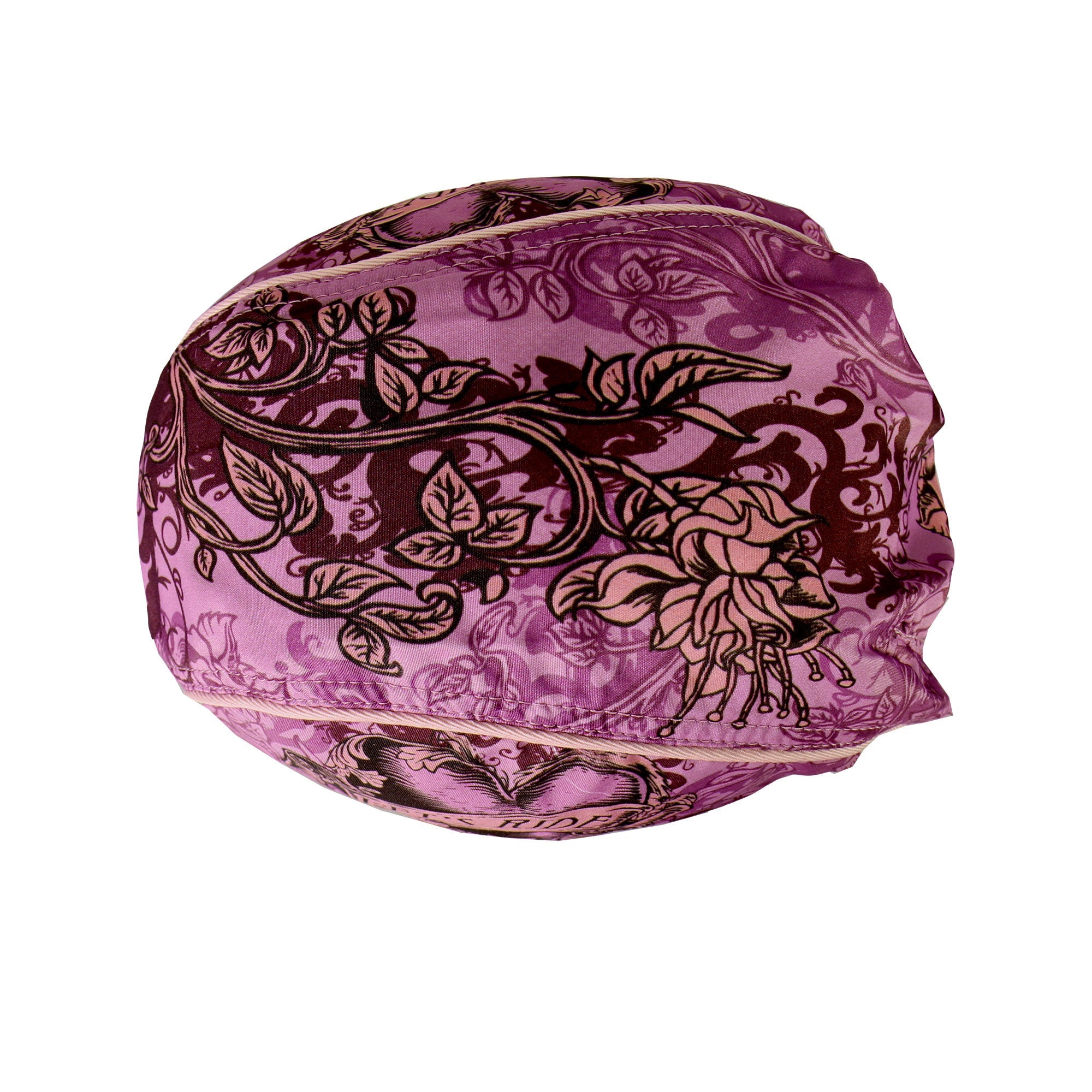 Heart Let's Ride Purple Lightweight Headwrap HWH1060