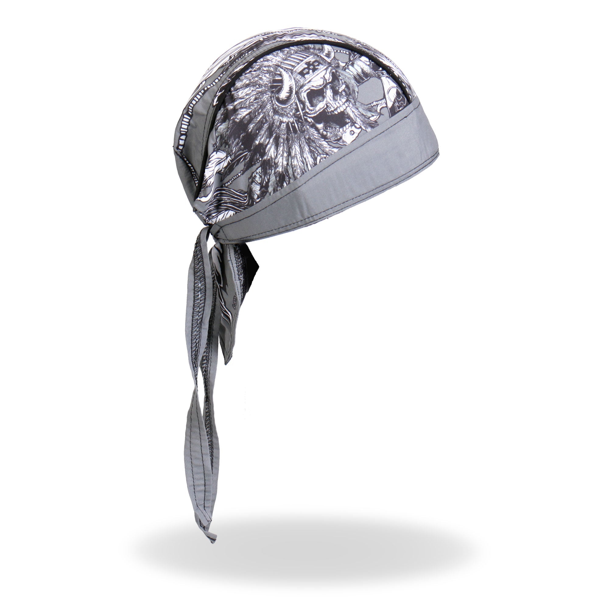 Indian Chief Lightweight Gray Headwrap HWH1077