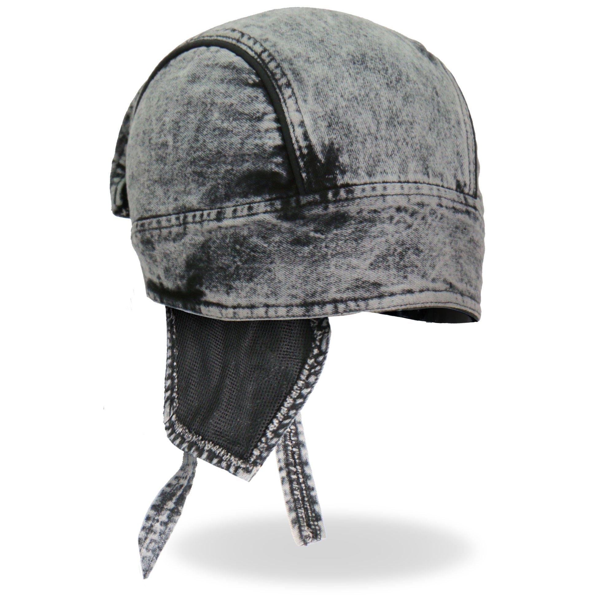 Charcoal Dye Denim Lightweight Headwrap HWH1107