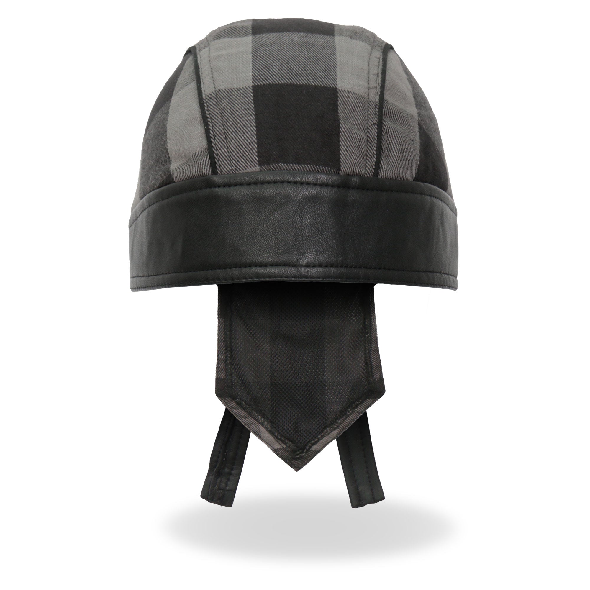 Gray Buffalo Plaid Lightweight Headwrap HWH1110