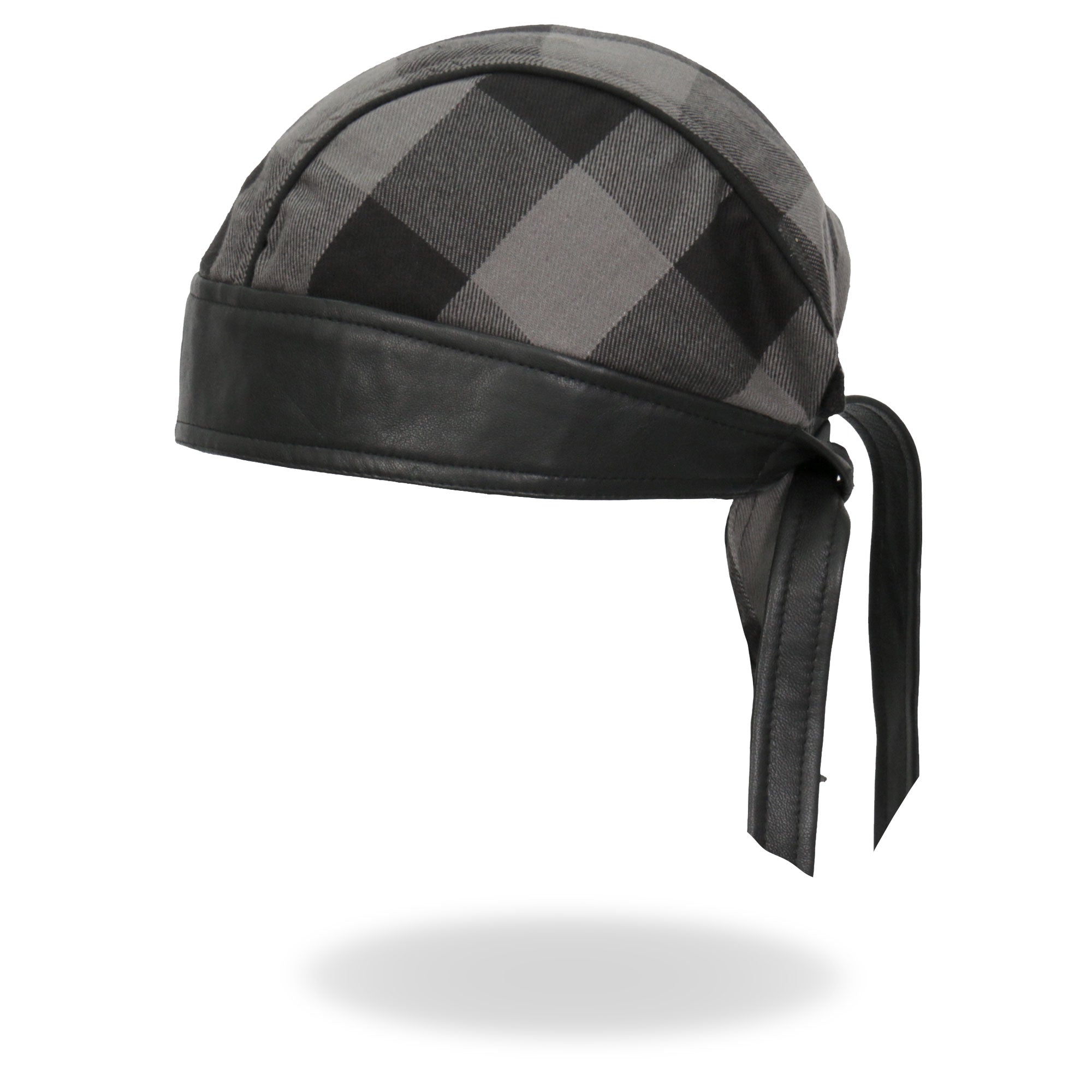 Gray Buffalo Plaid Lightweight Headwrap HWH1110