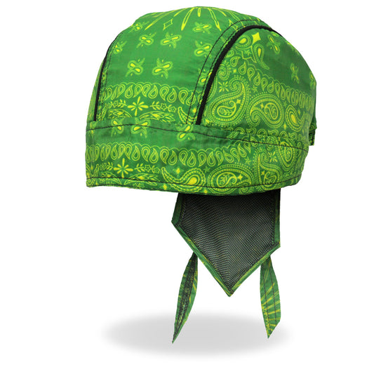 Green Paisley Lightweight Headwrap HWH1116