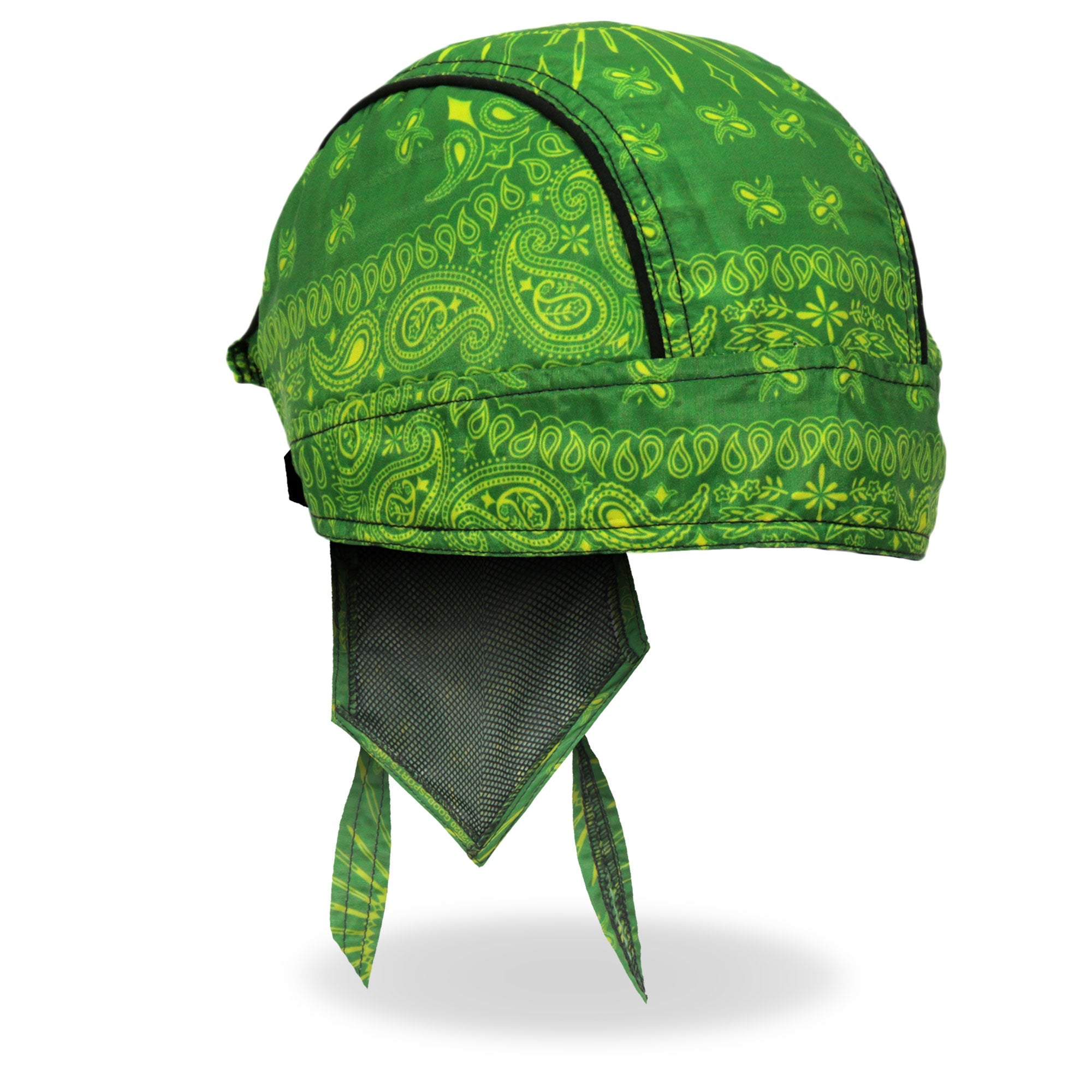 Green Paisley Lightweight Headwrap HWH1116