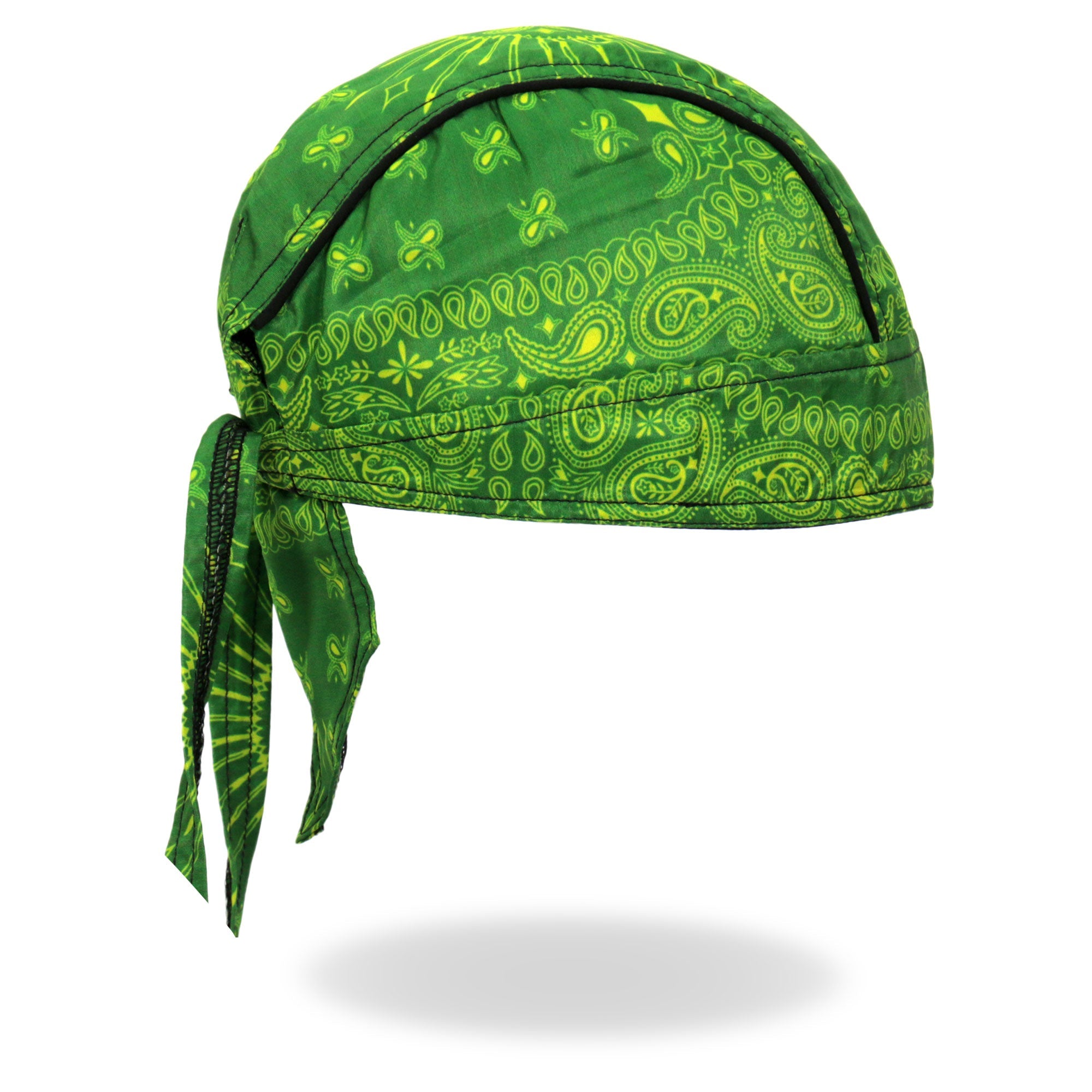 Green Paisley Lightweight Headwrap HWH1116