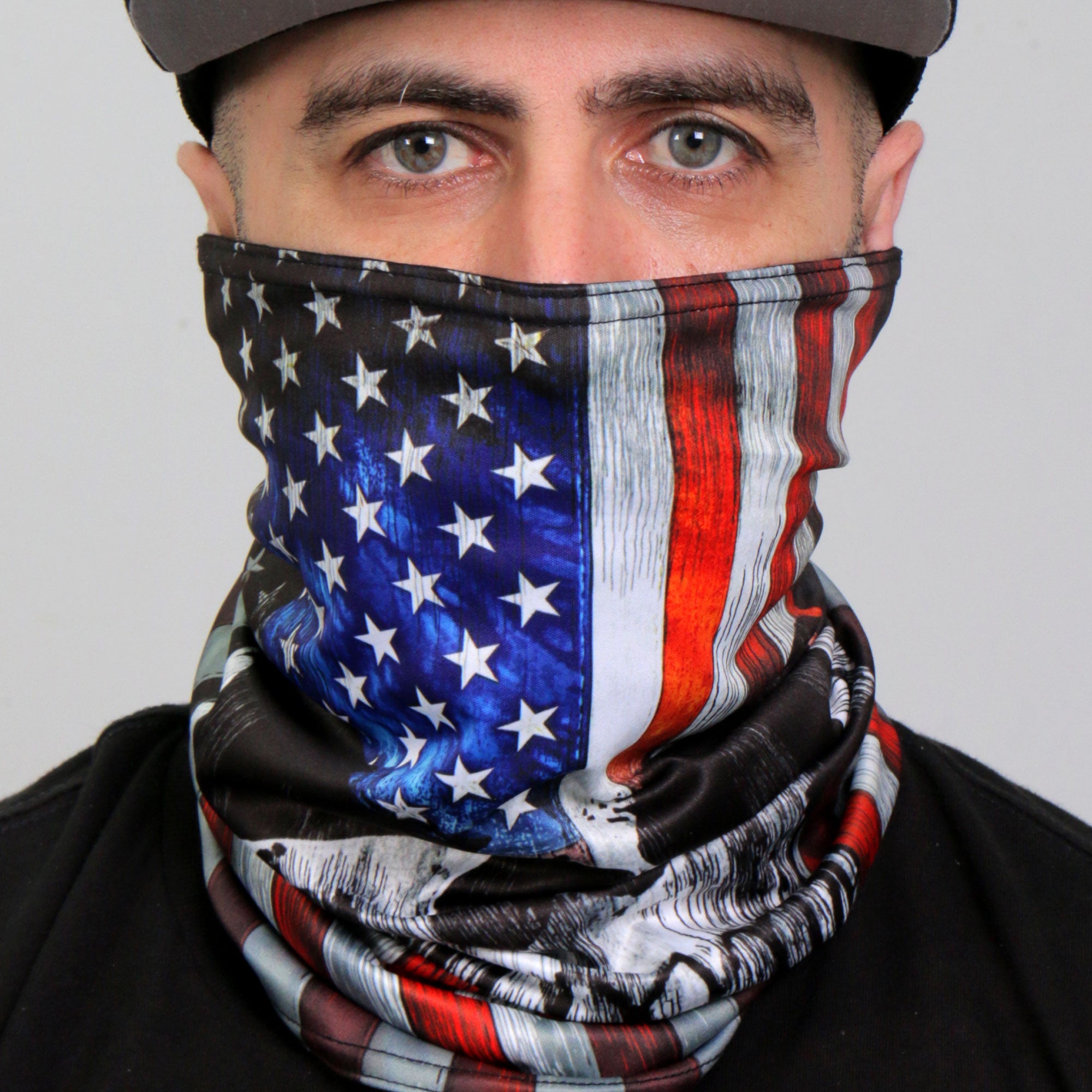 HWN2025 Patriot Skull Neck Gaiter