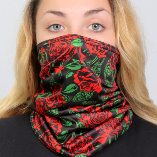 HWN2035 Wild Roses Neck Gaiter