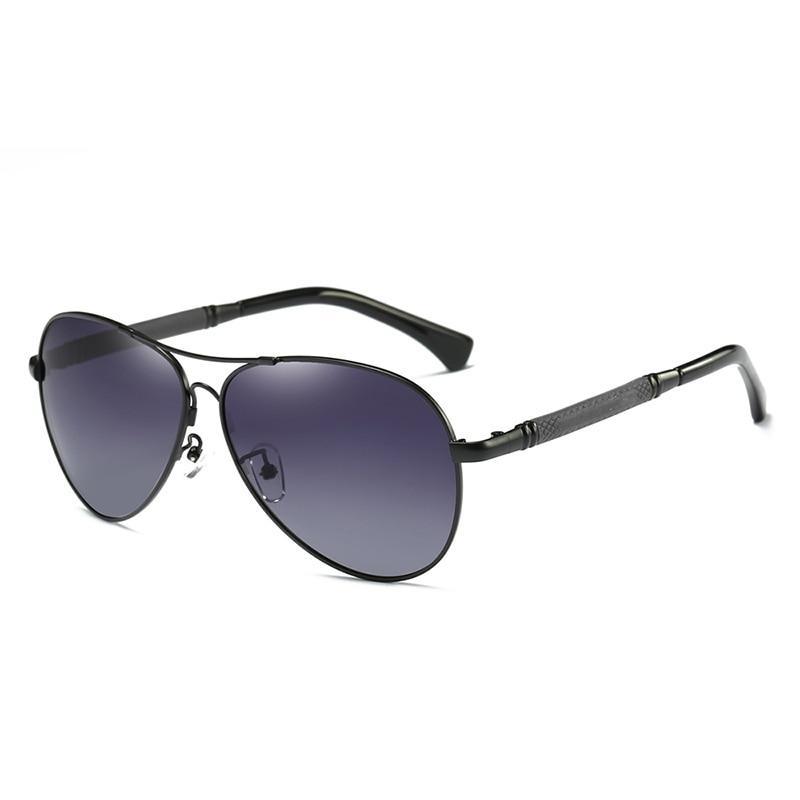 High Quality TR90 Luxury Modern Men Polarized Sunglasses In Aviation Pilot Famous Style with  UV400 Protection and Miror Glasses