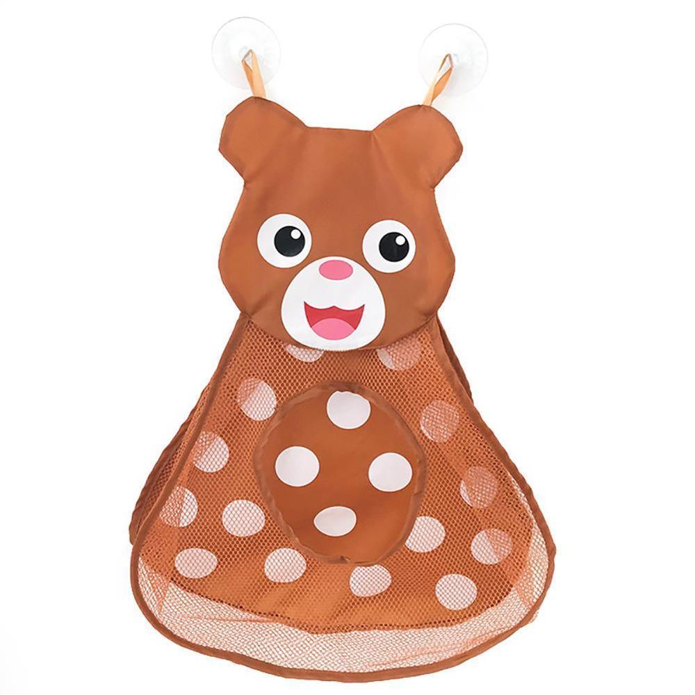 Baby Shower Bath Toys Little Duck Little Frog Baby Kids Toy Storage Mesh With Strong Suction Cups Toy Bag Net Bathroom Organizer