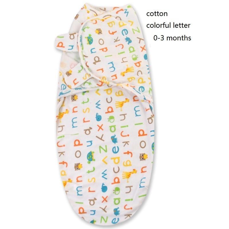 100% Cotton Baby Swaddle Wrap Blanket Newborn Infants Baby Envelop Sleep Bag Sleepsacks For Girls