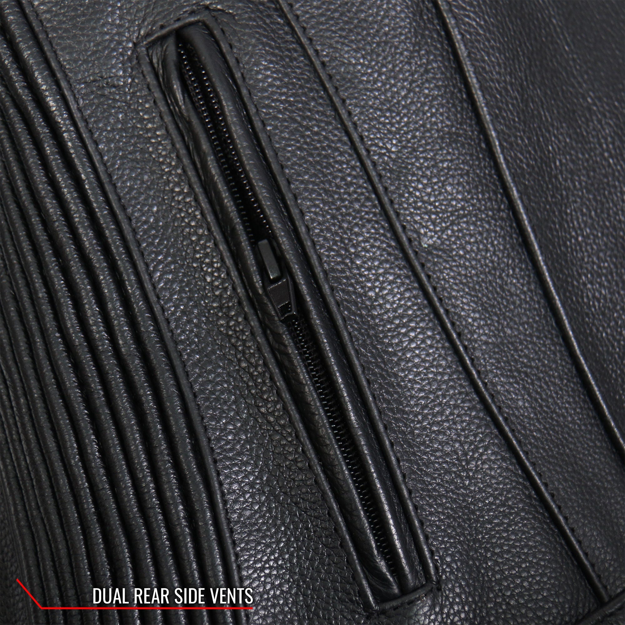 JKL1022 Pink Striped Motorcycle Leather Biker Jacket with Reflective Piping