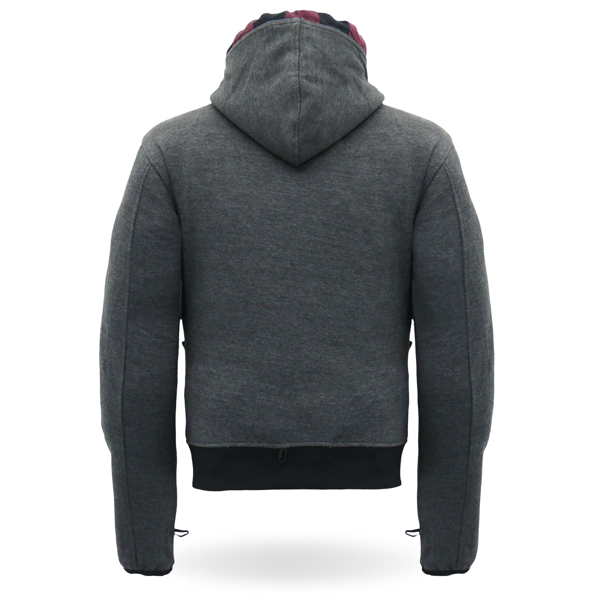 JKL1033 Ladies Biker Black Leather Motorcycle Jacket with Removable Hoodie