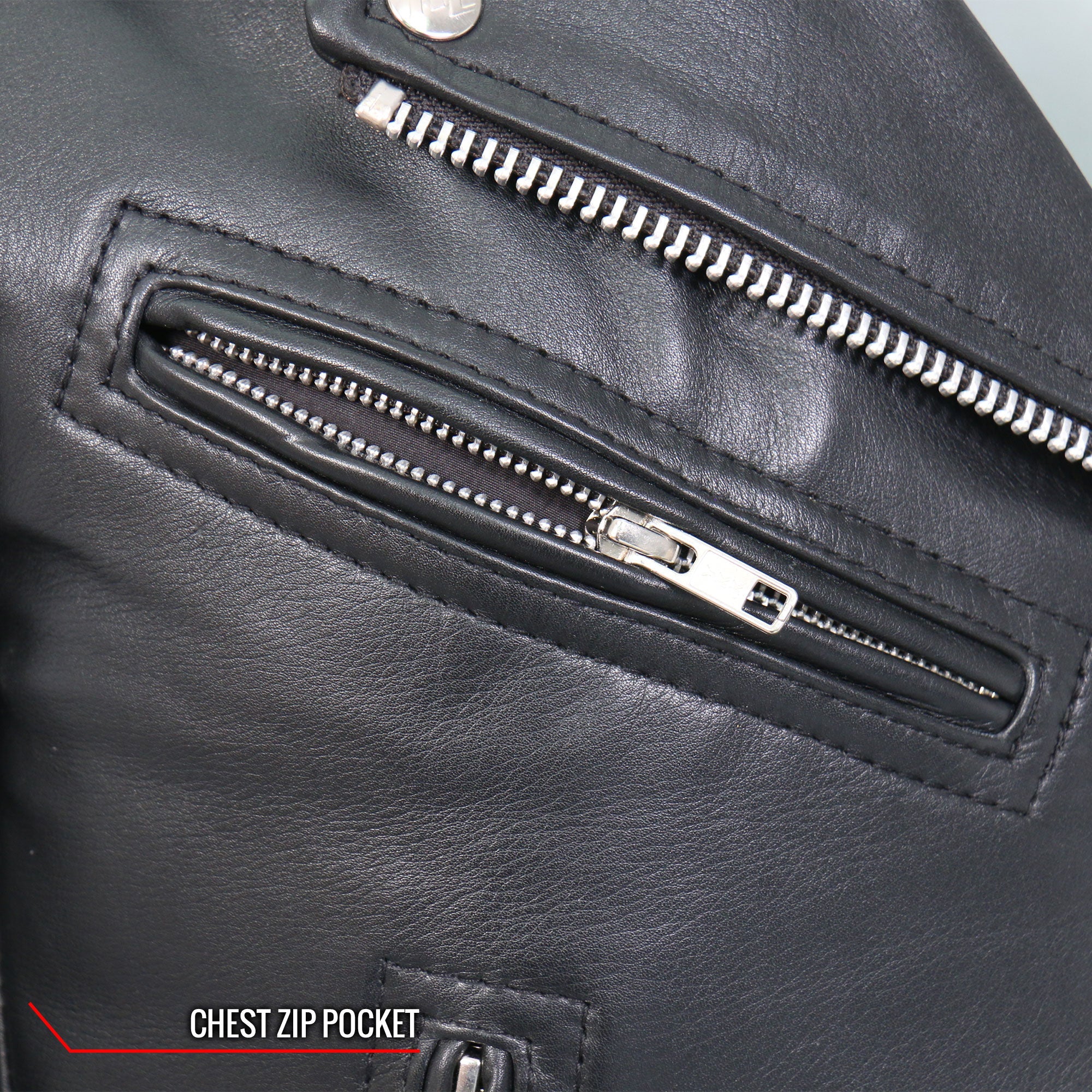 Rose Embroidered Ladies Motorcycle Style Leather Jacket