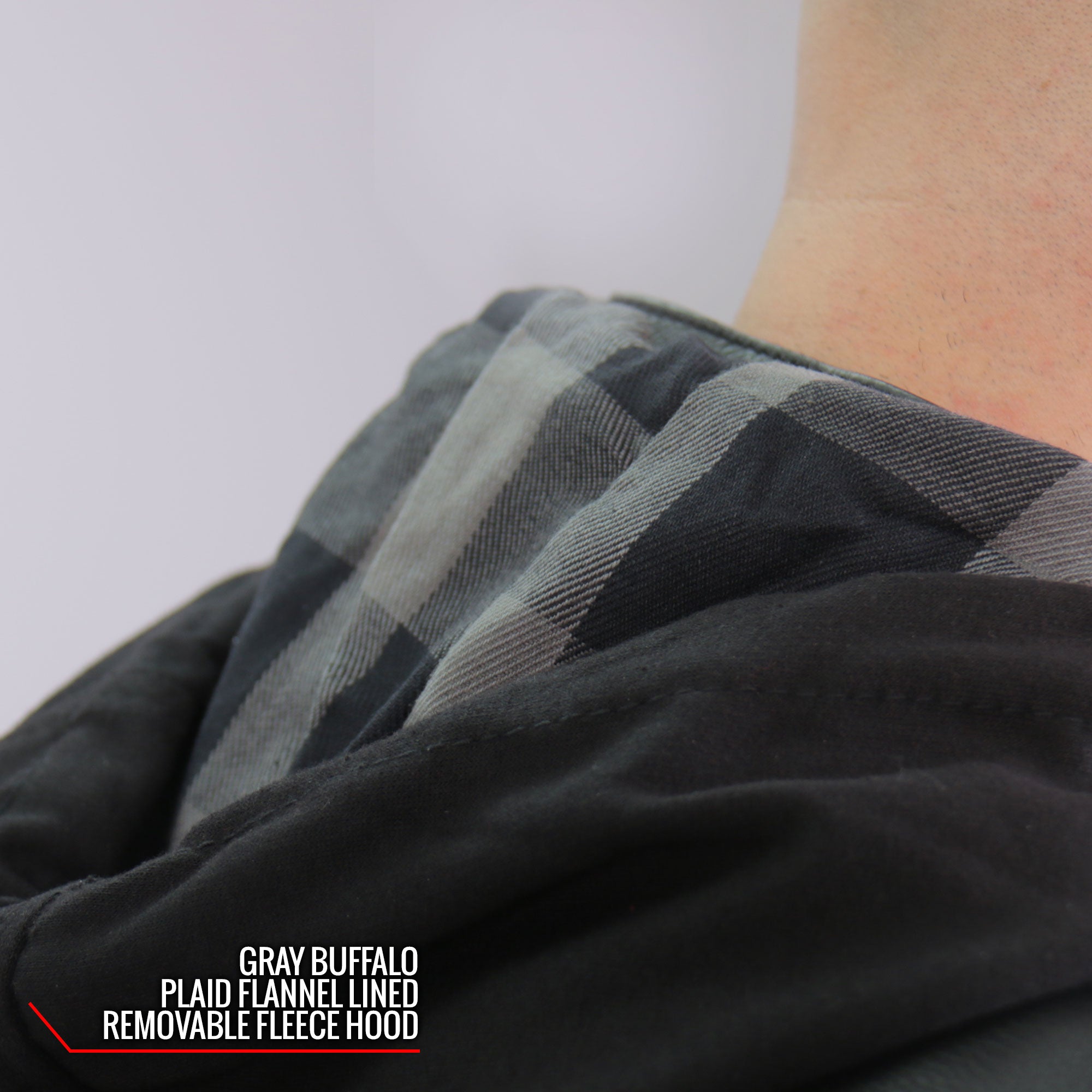 JKM1030 Men’s Black Motorcycle ‘Carry and Conceal’ Leather Biker Jacket with Flannel Lined Hood