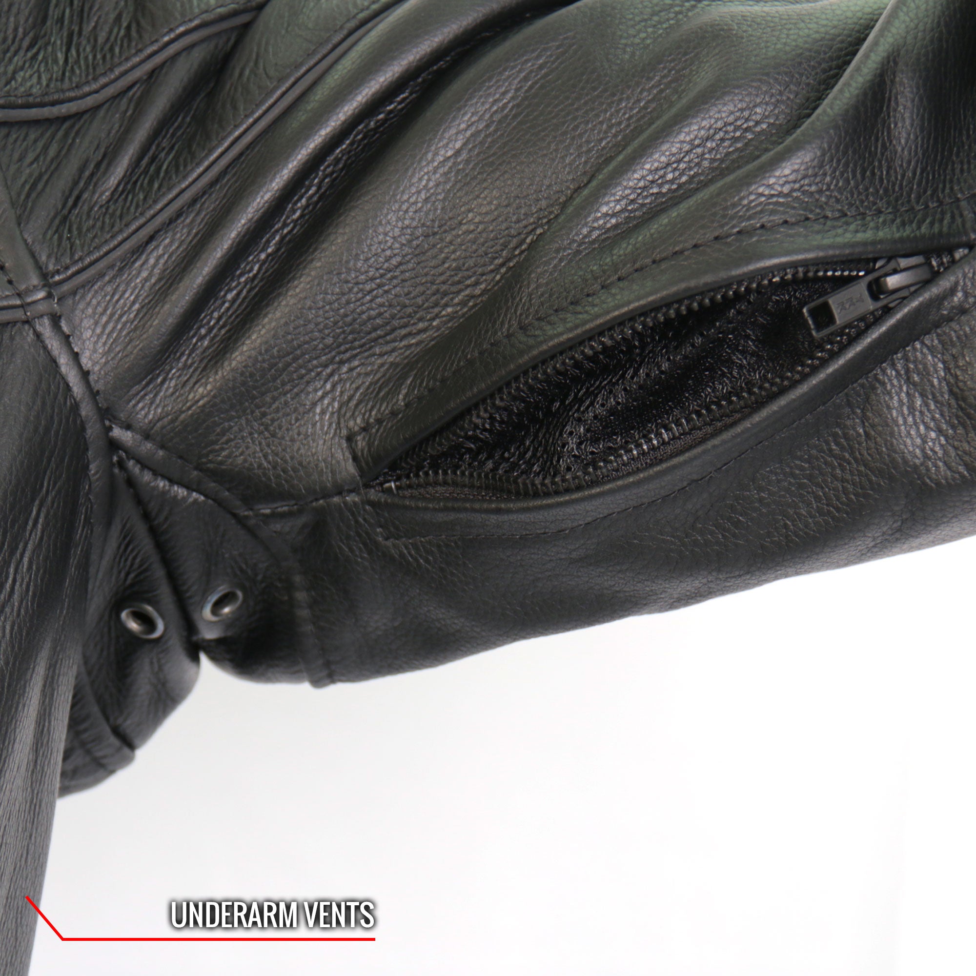 JKM1032 Men’s Motorcycle Black ‘Skull Flag' Printed Leather Biker Jacket with Concealed Carry Pockets