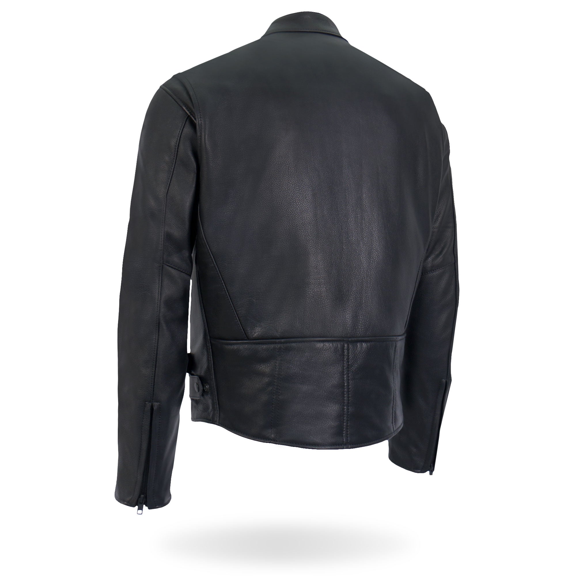 JKM5001 Men's USA Made Premium Leather Motorcycle Biker Racer Jacket