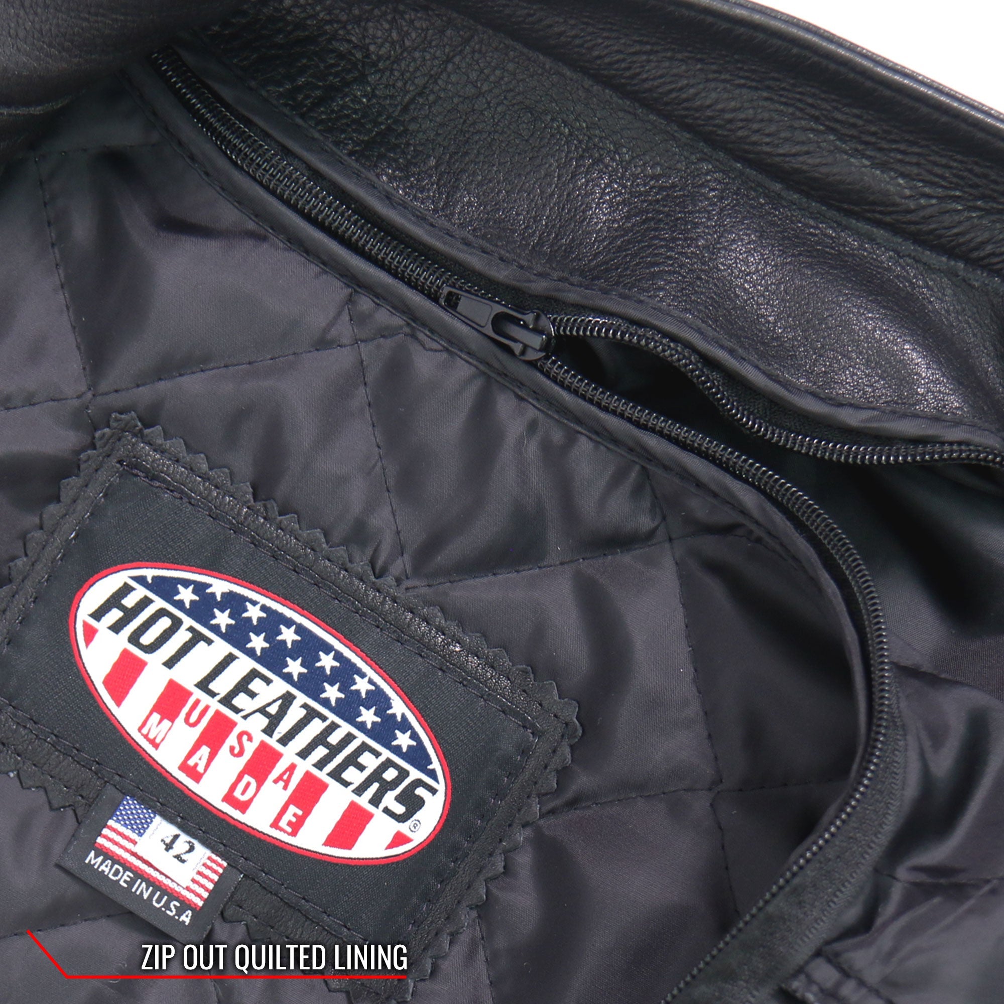 JKM5001 Men's USA Made Premium Leather Motorcycle Biker Racer Jacket