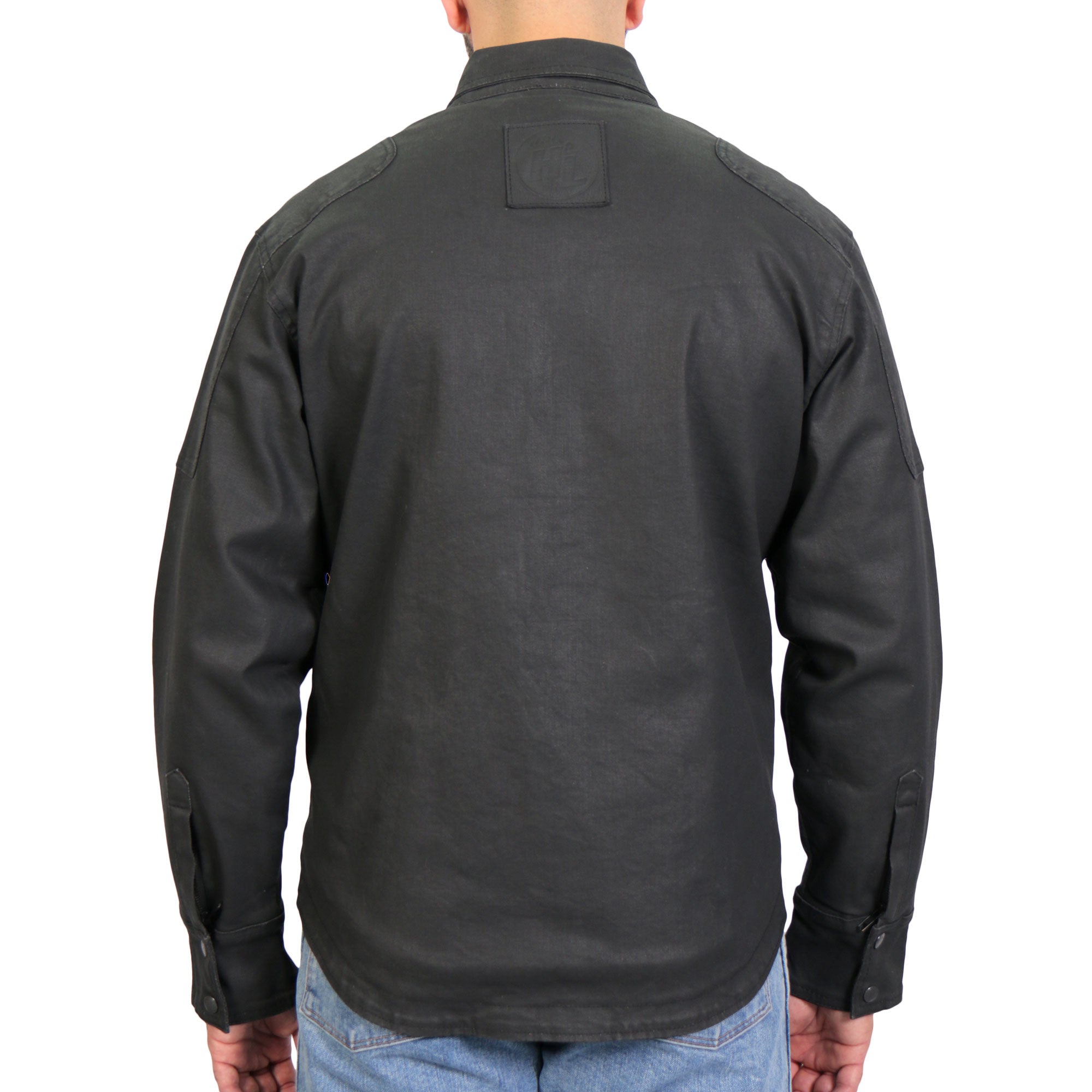 Men's Waxed Cotton Concealed Carry Shirt Jacket