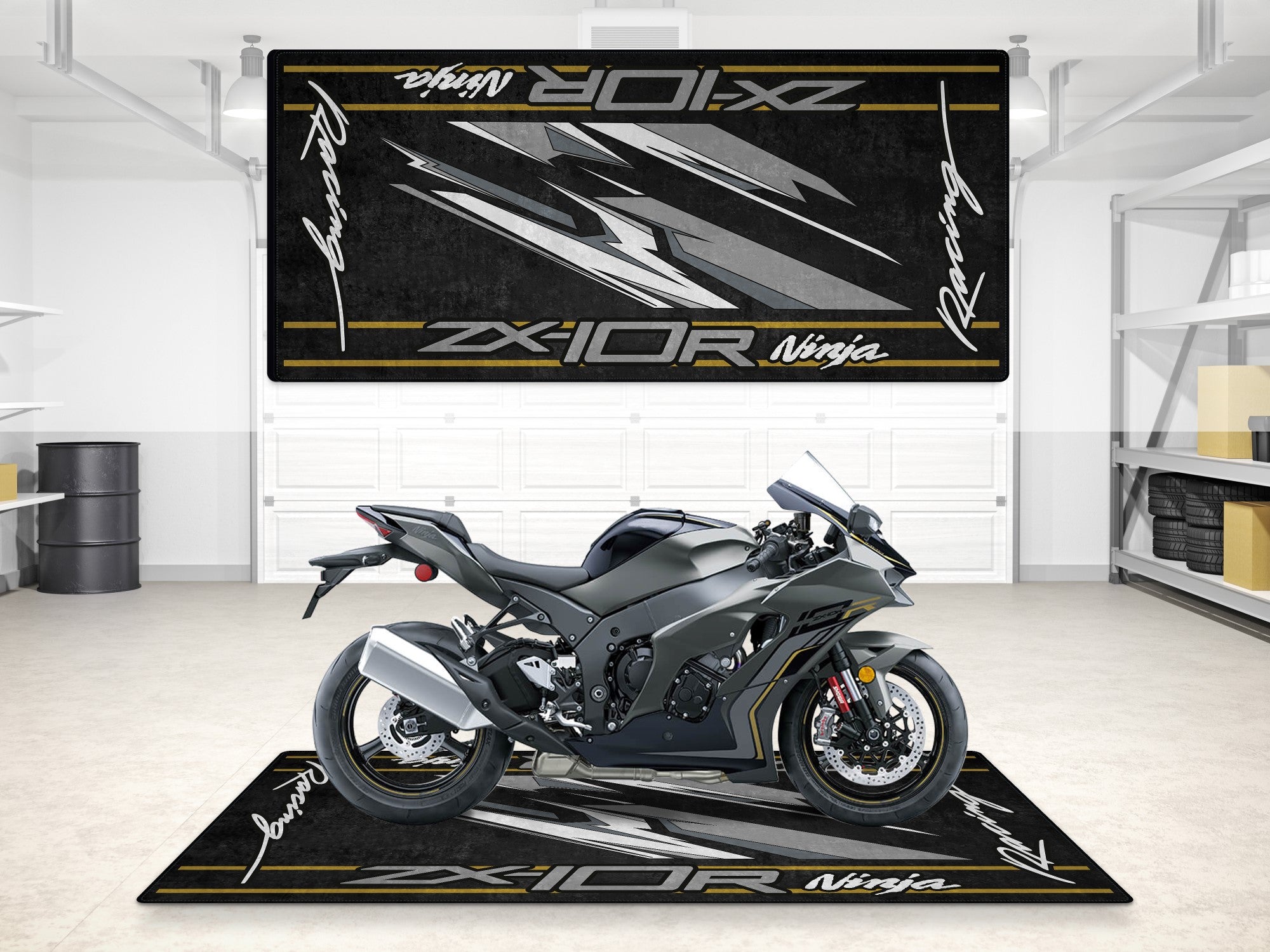 MPM Motorcycle Mat for Kawasaki ZX-10R - MM7250