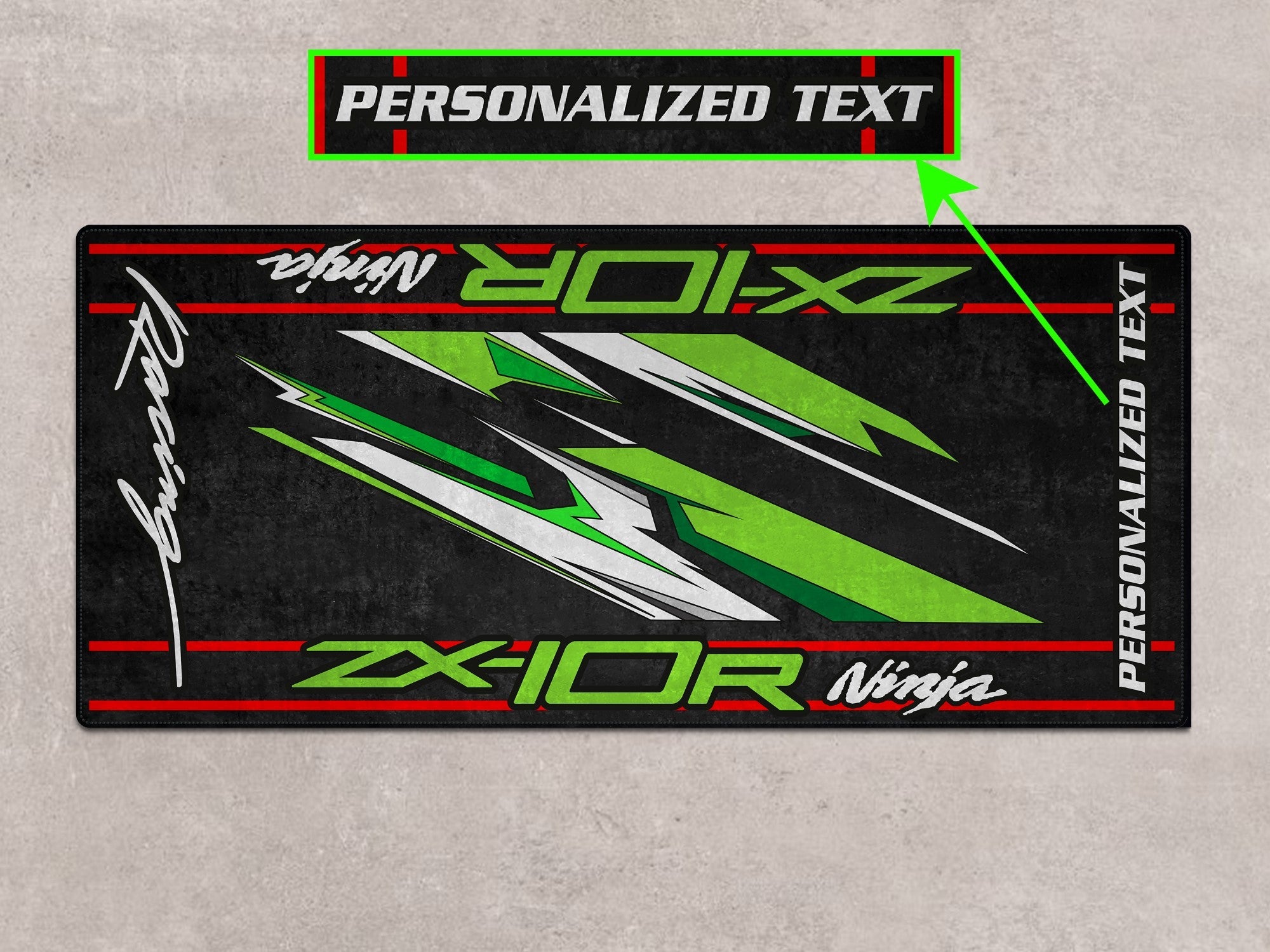 MPM Motorcycle Mat for Kawasaki ZX-10R - MM7250