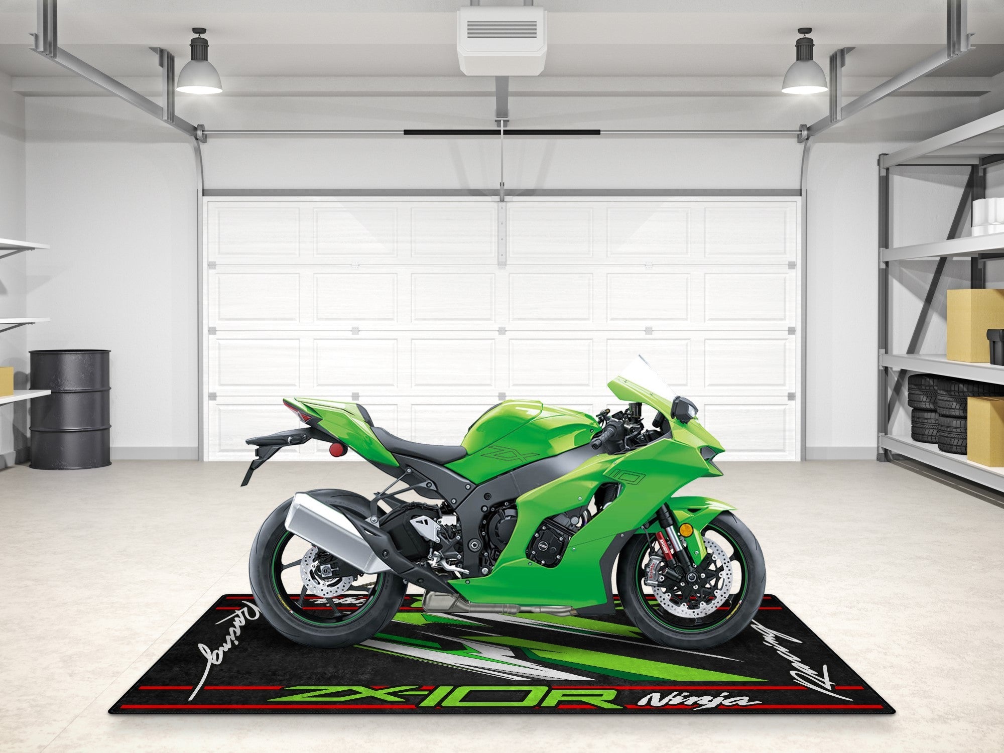 MPM Motorcycle Mat for Kawasaki ZX-10R - MM7250