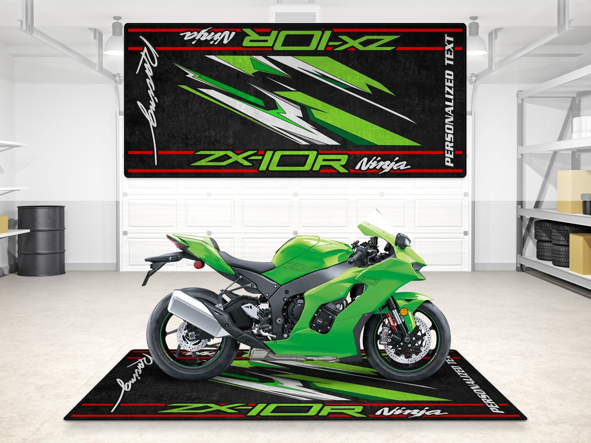 MPM Motorcycle Mat for Kawasaki ZX-10R - MM7250