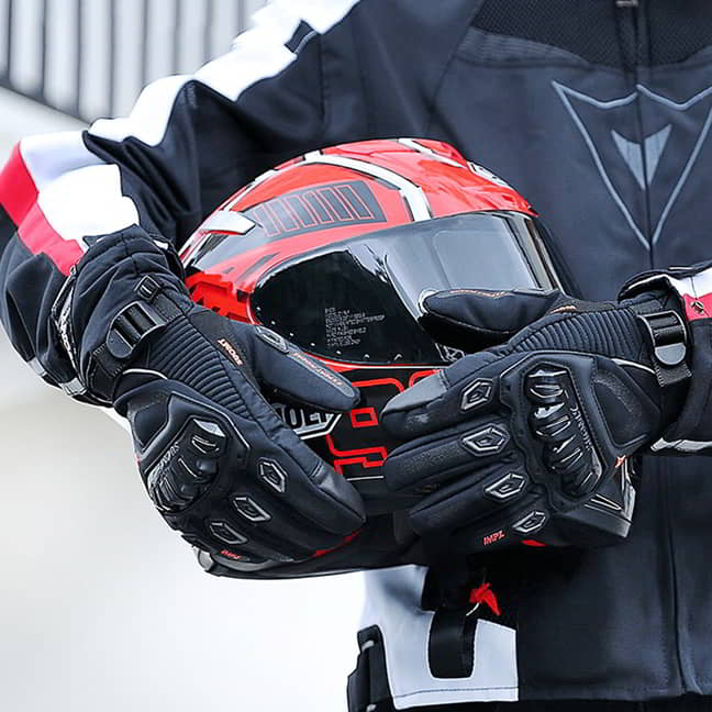 Winx Armored Waterproof Motorcycle Gloves with Touchscreen Capability M Winx Armored Waterproof Motorcycle Gloves with Touchscreen Capability M