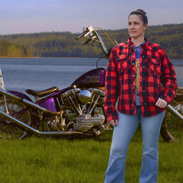 Women's Winx Armored Moto Flannel