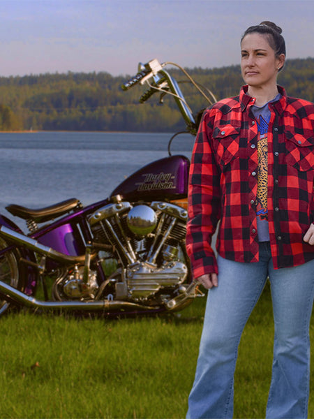 Women's Winx Armored Moto Flannel