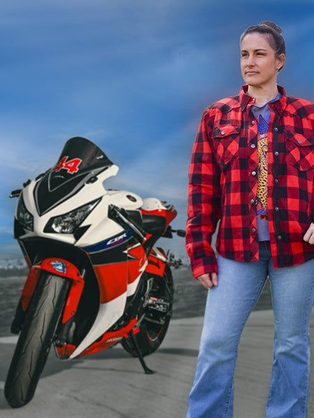 Women's Winx Armored Moto Flannel