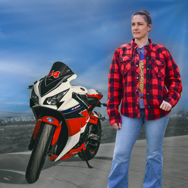 Women's Winx Armored Moto Flannel