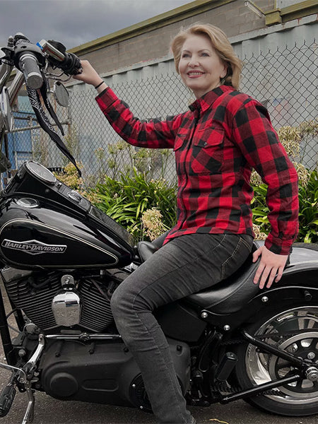 Women's Winx Armored Moto Flannel