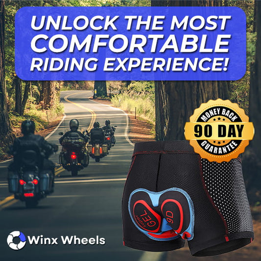 Women's Gel Padded Motorcycle Shorts - Winx Wheels – winxwheels