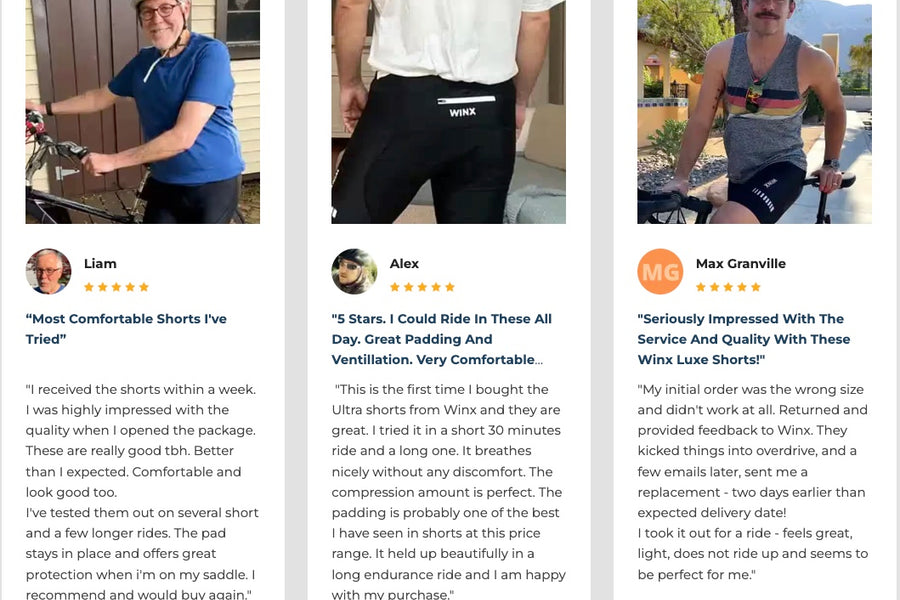 Luxe Shorts Customer Reviews - Image