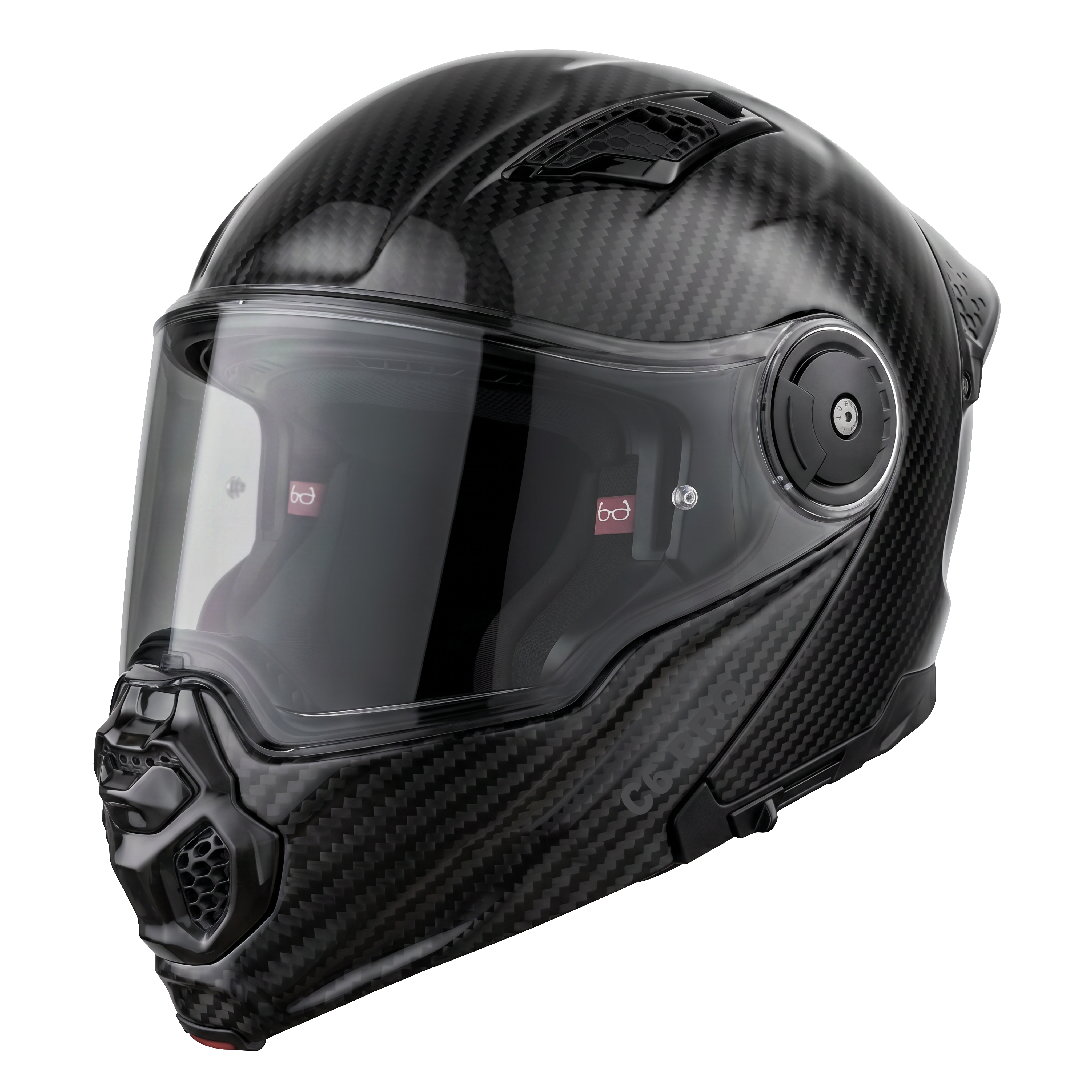 D.O.T. & ECE Daytona C6 PRO- Grey Carbon Fiber