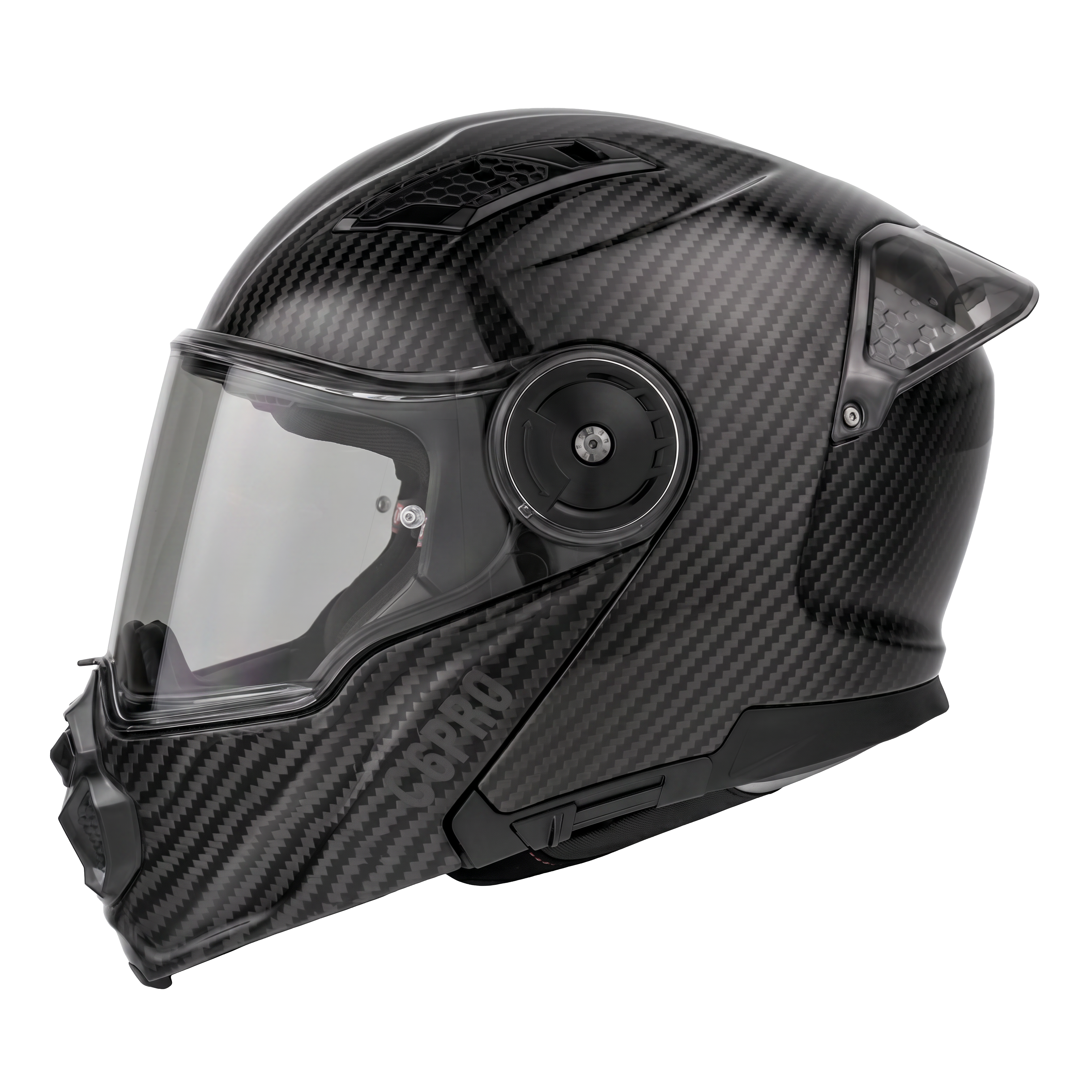 D.O.T. & ECE Daytona C6 PRO- Grey Carbon Fiber
